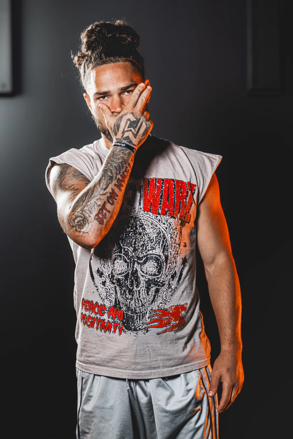 MJM Hoops athlete portrait in branded apparel