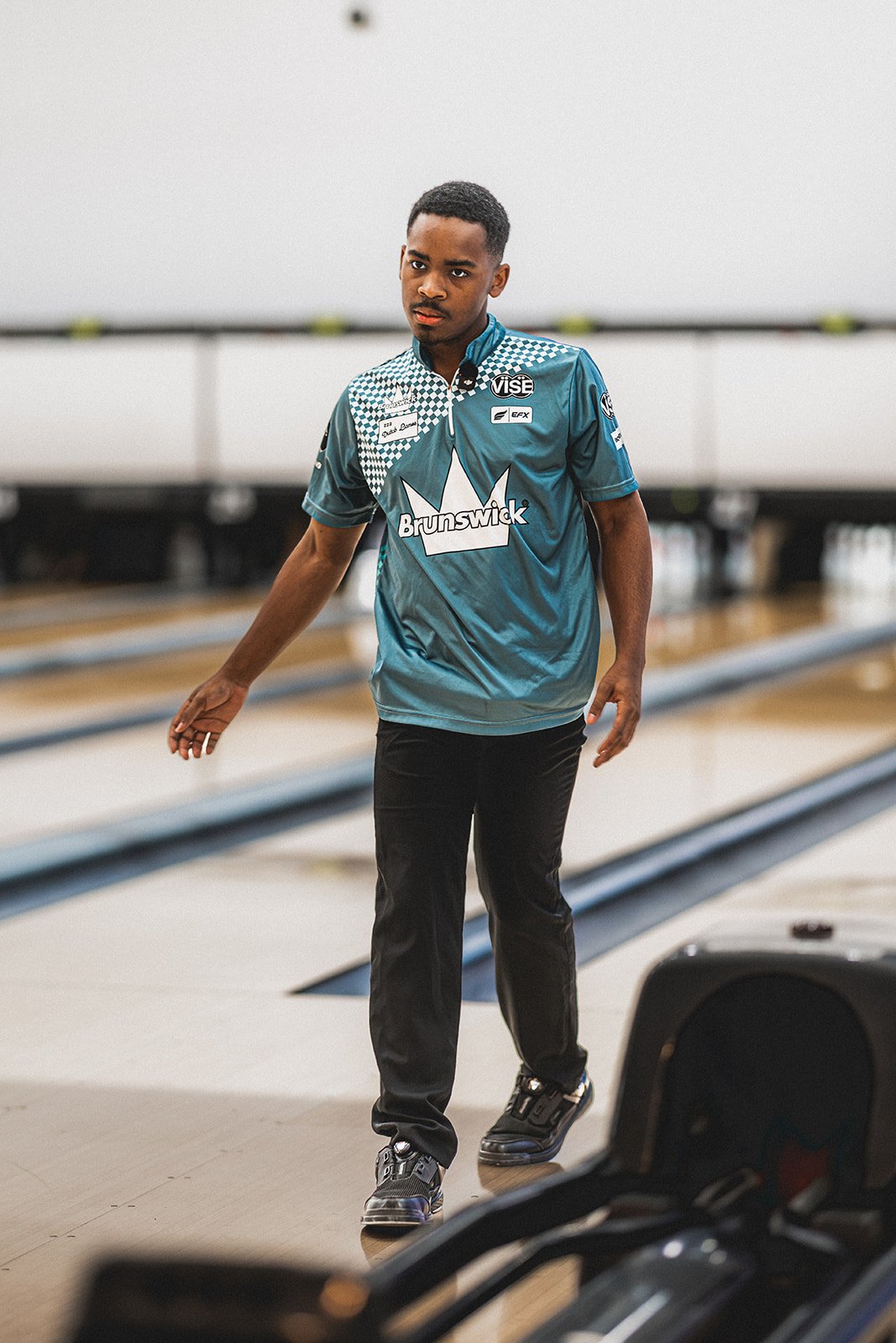 Alex Horton between moments on the lane, South Korea
